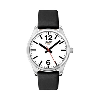 Men's black strap watch 5626.02
